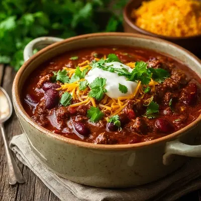 Simple Slow Cooker Chili with Deep Flavors