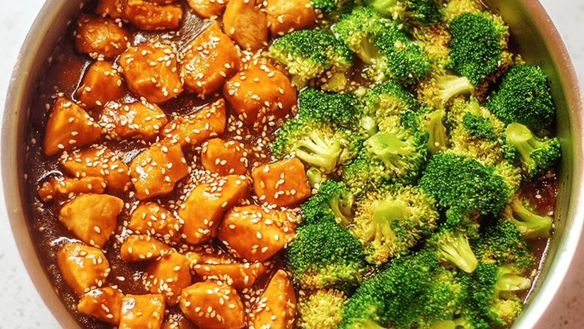 Skinny Sesame Chicken Broccoli Recipe for Dinner