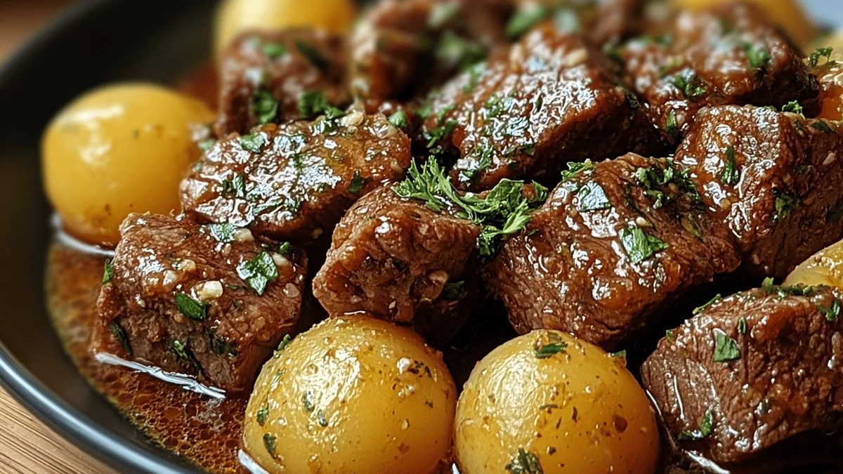 Slow Cooker Garlic Butter Beef Recipe for Perfect Dinners