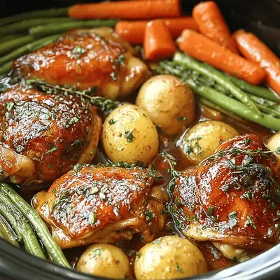 Slow Cooker Honey Garlic Chicken Recipe