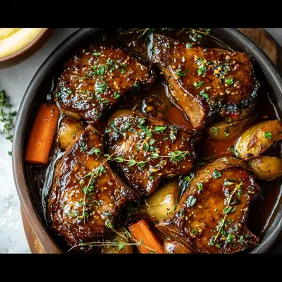 Slow Cooker Honey Garlic Lamb Chops: Tender & Flavorful