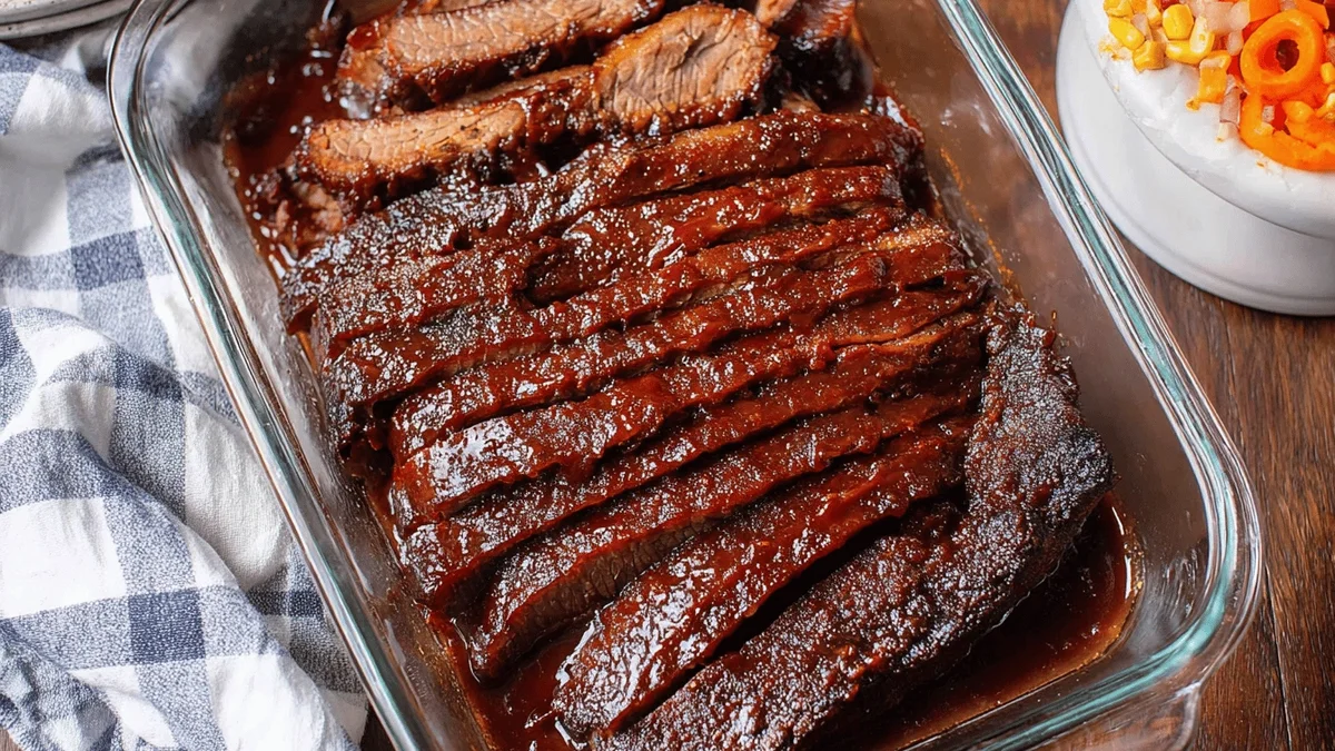 Slow Roasted Barbecue Brisket