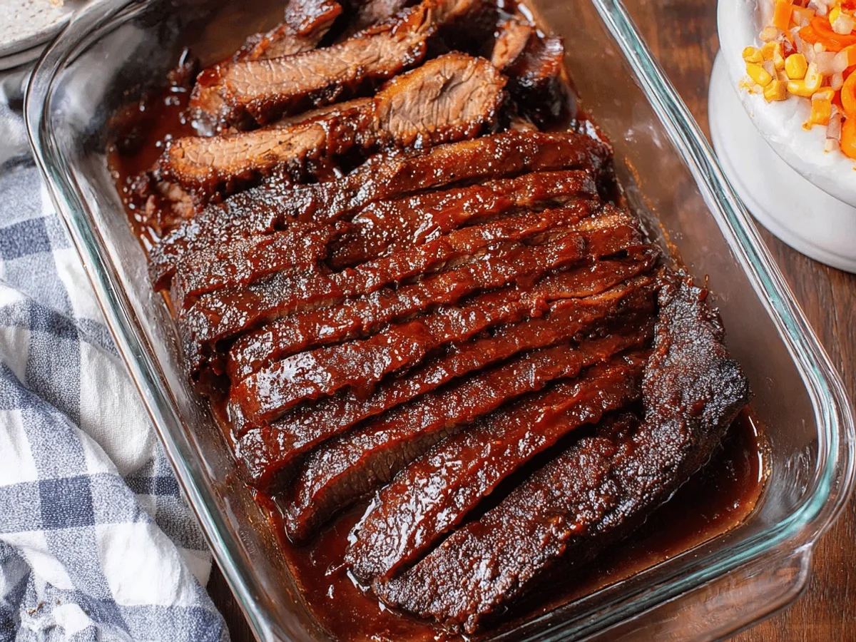Slow Roasted Barbecue Brisket - Featured Image