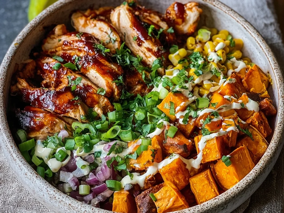 Smoky BBQ Chicken Sweet Potato Bowl Recipe: Easy Comfort - Featured Image