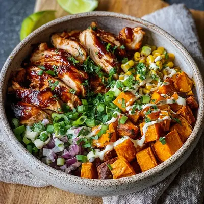 Smoky BBQ Chicken Sweet Potato Bowl Recipe: Easy Comfort