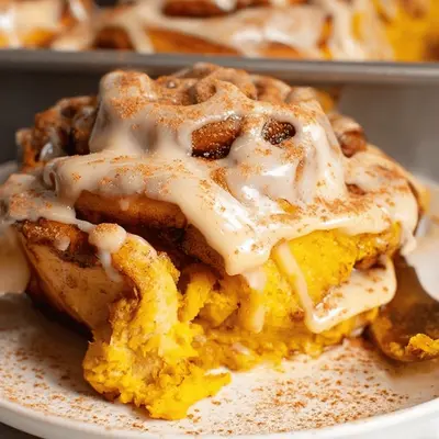 Soft and Fluffy Pumpkin Cinnamon Rolls Recipe