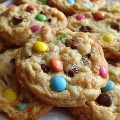 Soft & Chewy M&M Cookies in 20 Minutes