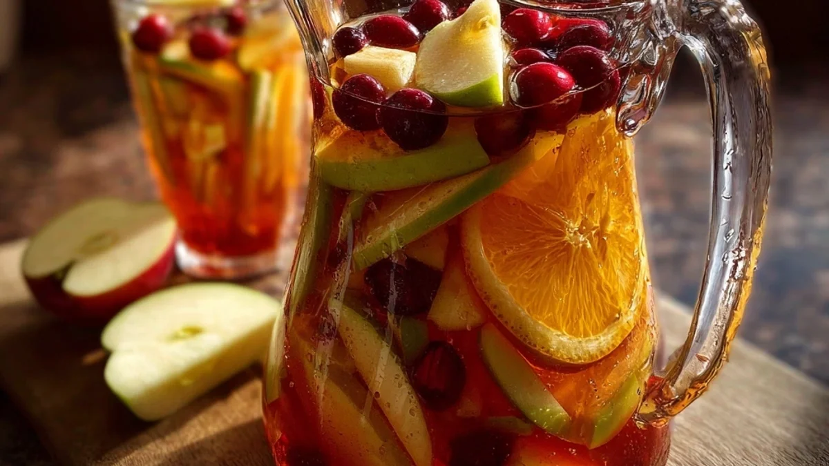 Spiced Apple Cider Sangria Recipe for Gatherings