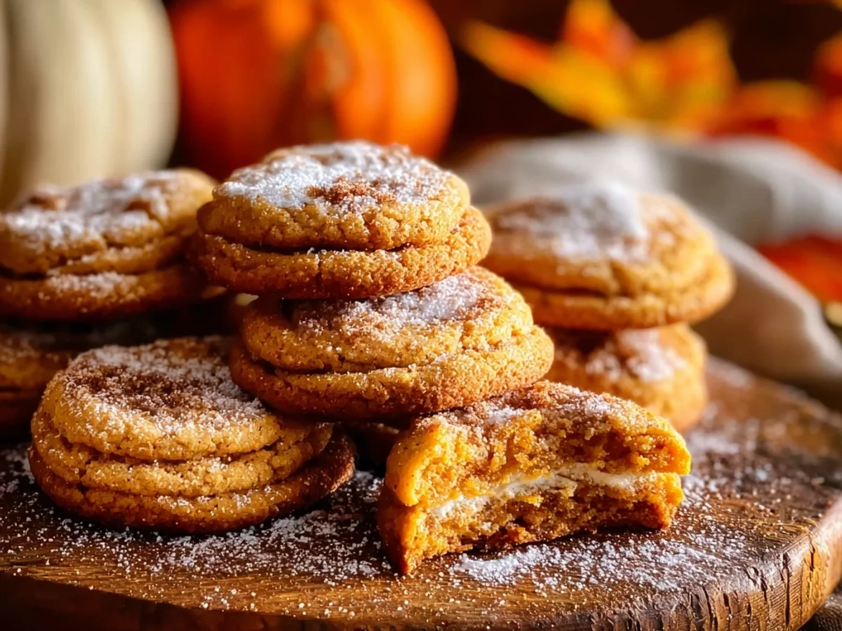 Spiced Pumpkin Cheesecake Cookies: Creamy Swirl Treats - Featured Image