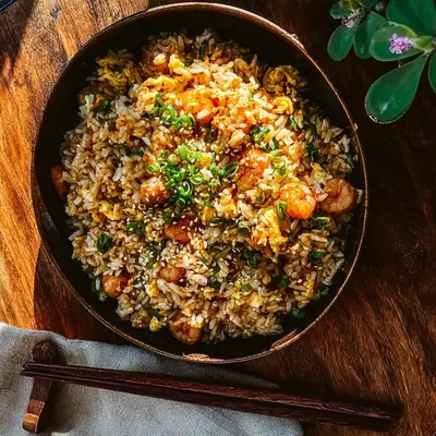 Spicy Bang Bang Fried Rice: Zesty Weeknight Flavor