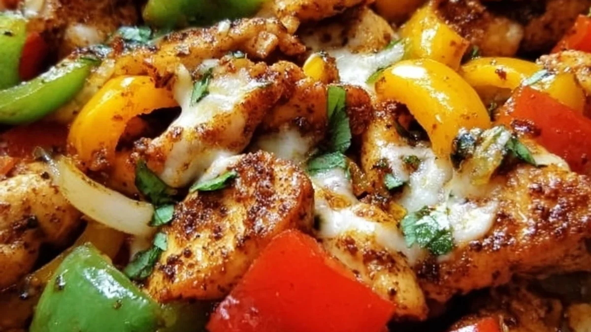 Spicy Cajun Chicken with Bell Peppers
