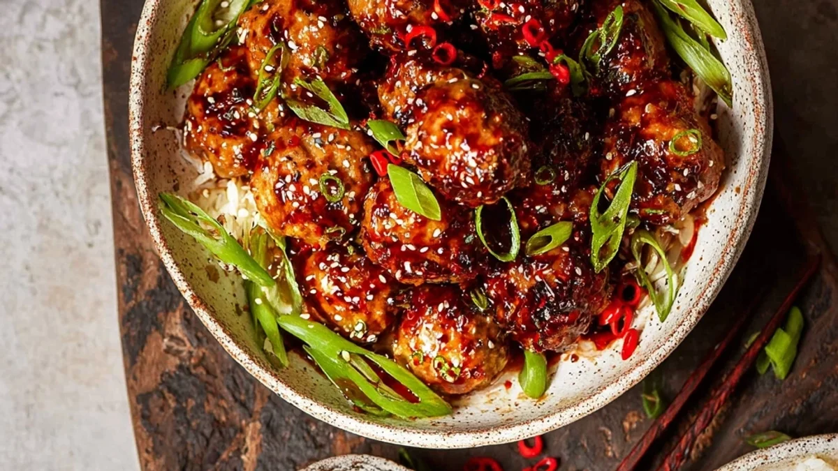 Spicy Firecracker Meatballs Recipe: Sweet Heat Zing