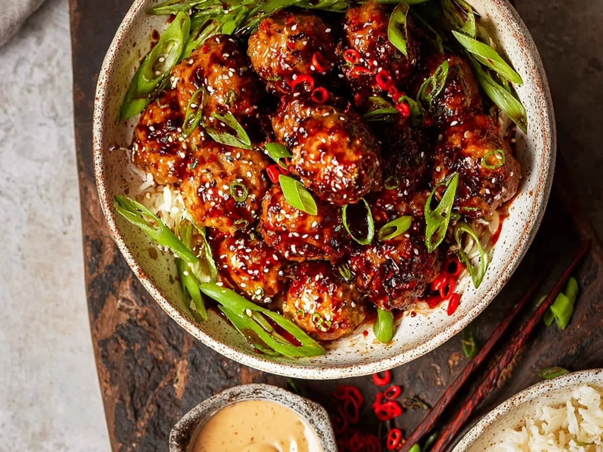 Spicy Firecracker Meatballs Recipe: Sweet Heat Zing - Featured Image