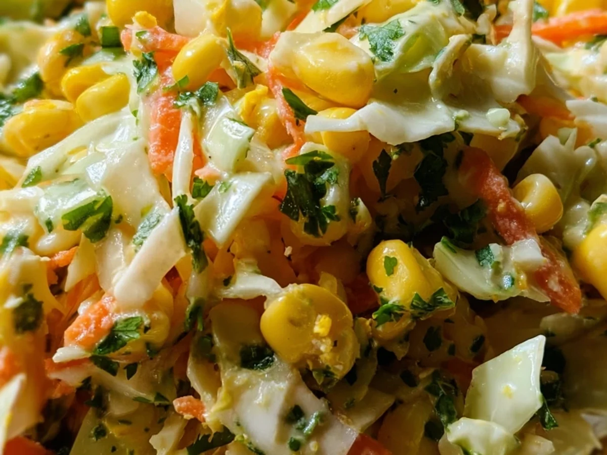 Spicy Jalapeno Corn Coleslaw: Zesty Summer Side - Featured Image