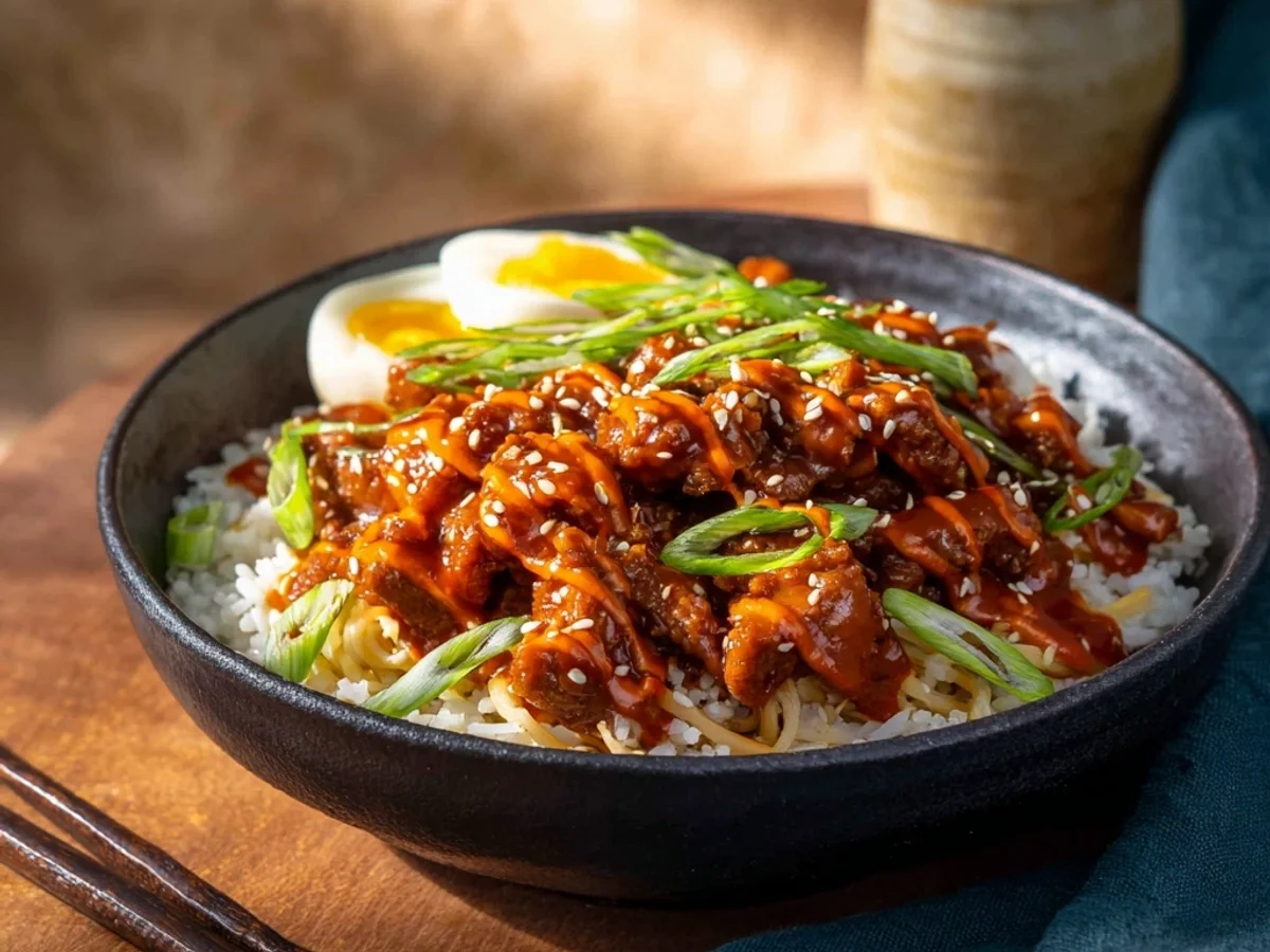 Spicy Korean Lamb Bowls Recipe: A Weeknight Favorite - Featured Image