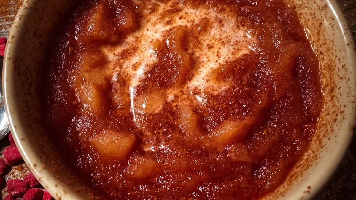 Spicy Red Hot Applesauce: My Grandma's Secret Kick