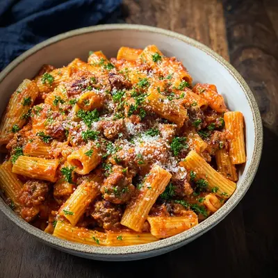 Spicy Turkey Sausage Rigatoni: Hearty Weeknight Pasta