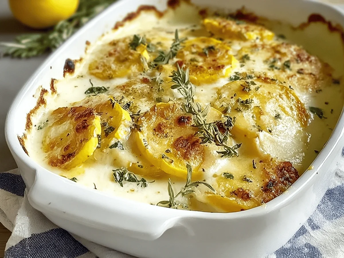 Squash Gratin with Mornay Sauce Recipe - Featured Image