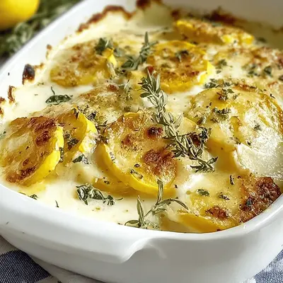 Squash Gratin with Mornay Sauce Recipe