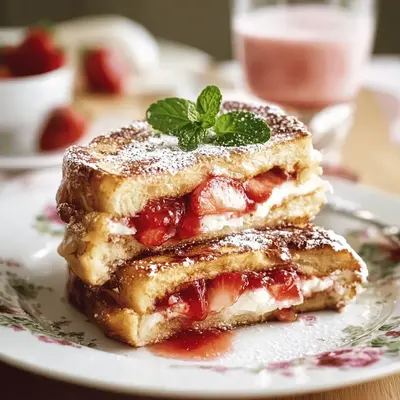 Strawberry Cream Cheese Stuffed French Toast: My Go-To