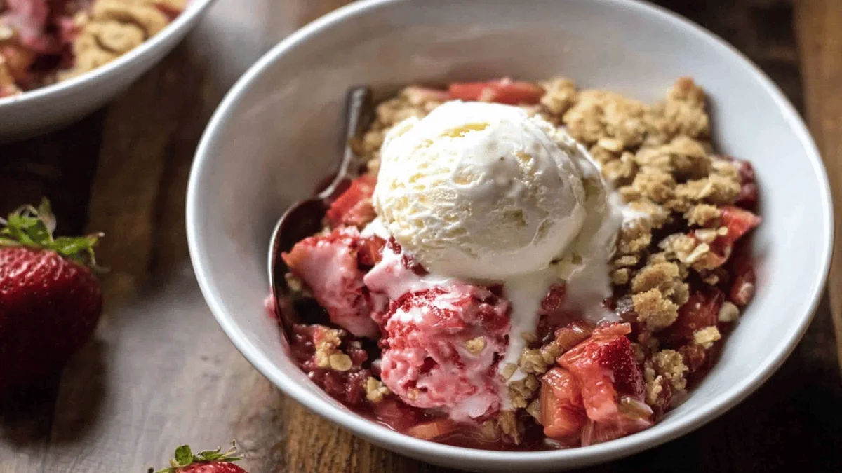 Strawberry Rhubarb Crisp Recipe for Irresistible Desserts
