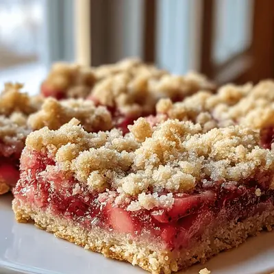 Strawberry Rhubarb Crumb Bars Recipe – Irresistibly Delicious!