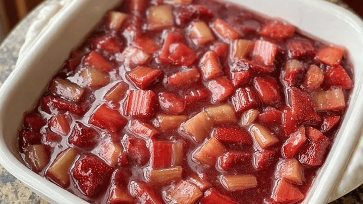 Strawberry Rhubarb Pie Filling Recipe Made Easy
