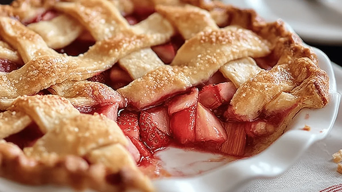Strawberry Rhubarb Pie: The Ultimate Dessert Recipe