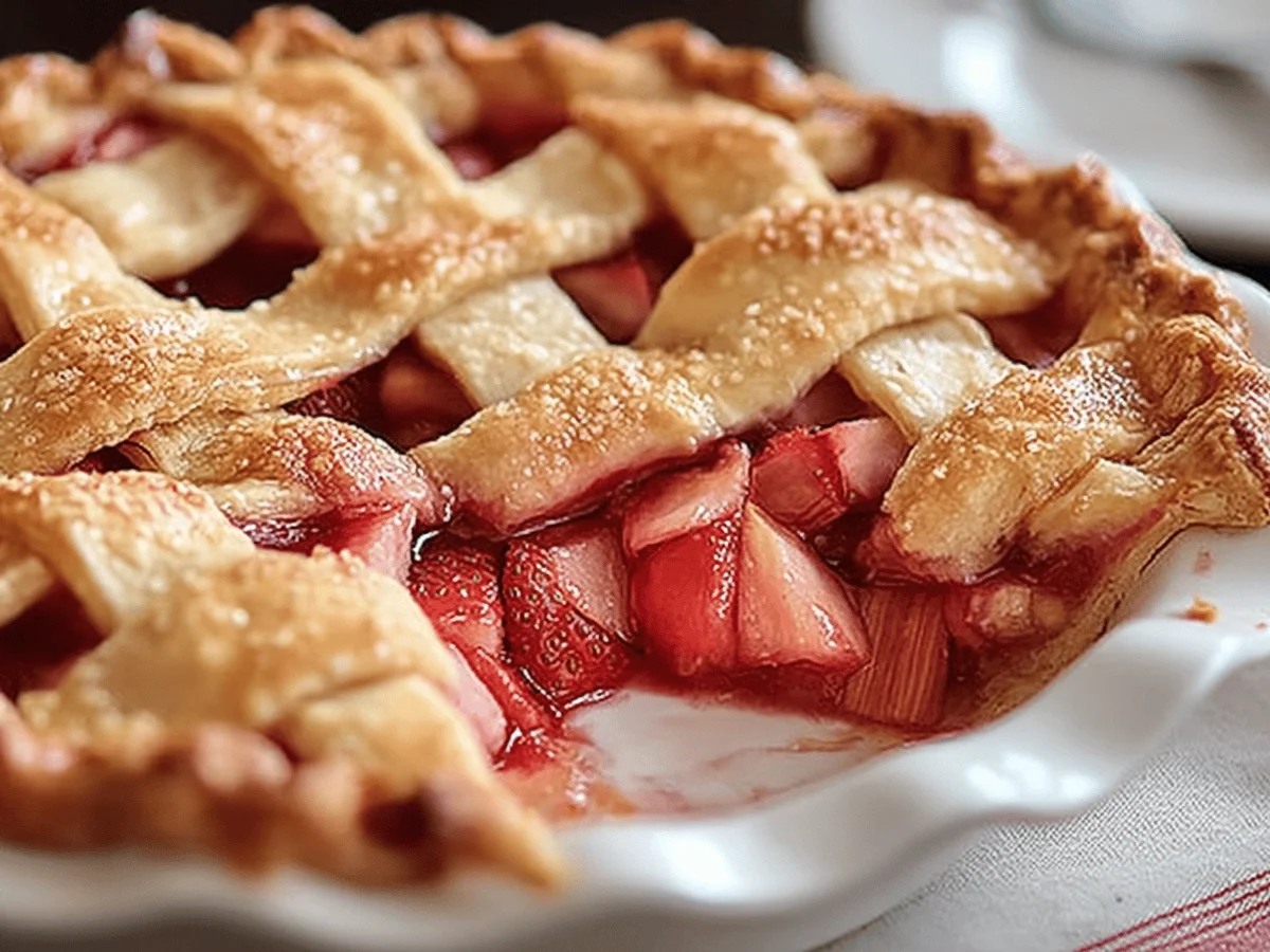 Strawberry Rhubarb Pie: The Ultimate Dessert Recipe - Featured Image