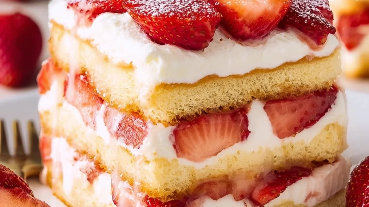 Strawberry Tiramisu: Refreshing No-Bake Dessert