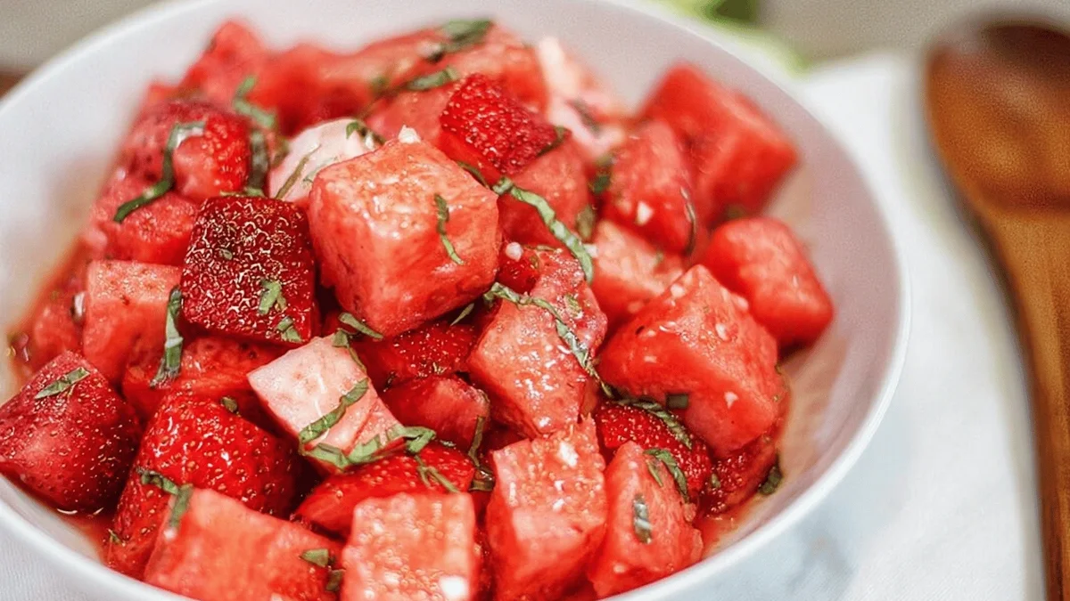 Strawberry Watermelon Salad Recipe: Sweet and Refreshing