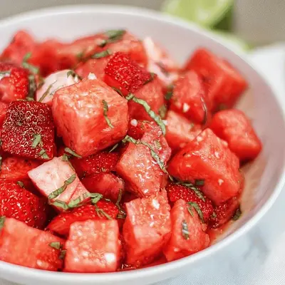 Strawberry Watermelon Salad Recipe: Sweet and Refreshing
