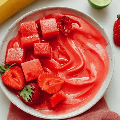 Strawberry Watermelon Sorbet Recipe