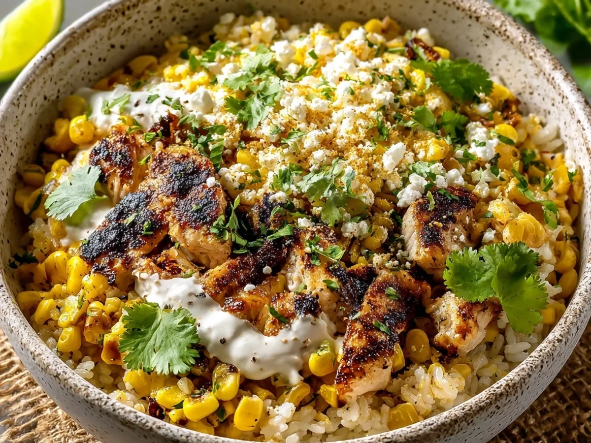 Street Corn Chicken Rice Bowl: Smoky & Satisfying - Featured Image