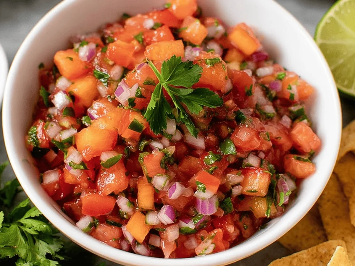Summer Fruit Salsa Dip: A Refreshing Sweet Snack - Featured Image