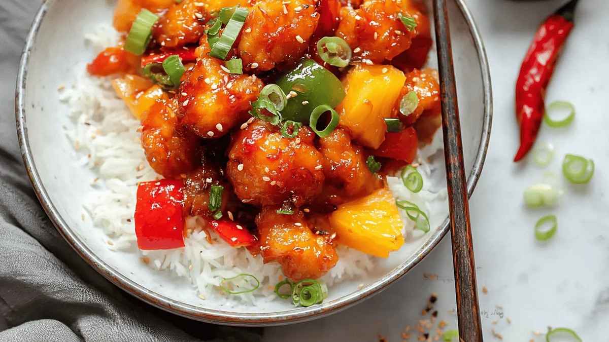 Sweet and Sour Chicken Recipe: Easy & Irresistible