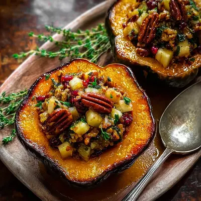 Sweet Apple Stuffed Acorn Squash: A Heartwarming Fall Dish