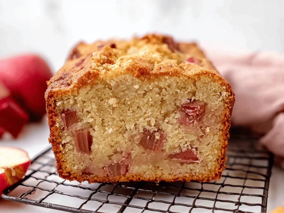 Sweet Rhubarb Bread Recipe – A Deliciously Tangy Treat - Featured Image