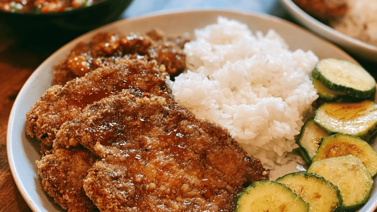 Taiwanese Pork Chops Bento - A Flavorful Hearty Dish