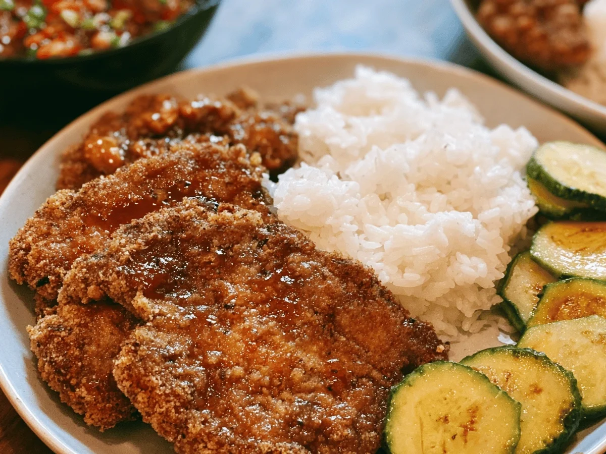 Taiwanese Pork Chops Bento - A Flavorful Hearty Dish - Featured Image