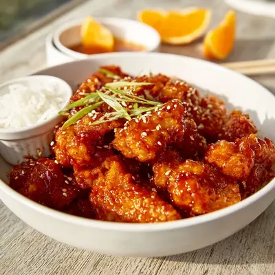 Tangy 3-Ingredient Orange Chicken with Marmalade BBQ