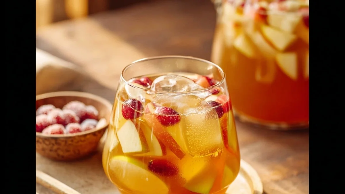 Tangy Apple Cider Sangria Recipe for Fall Gatherings