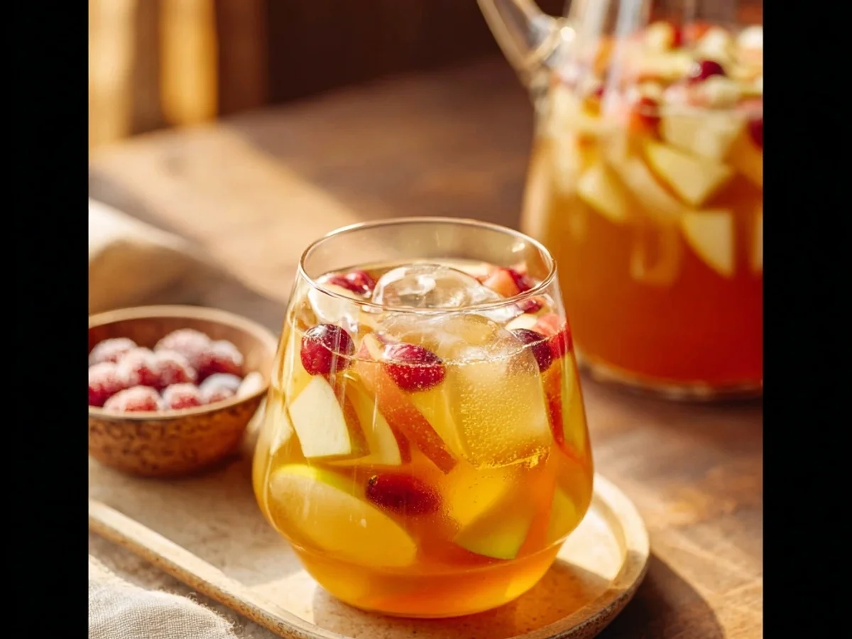 Tangy Apple Cider Sangria Recipe for Fall Gatherings - Featured Image