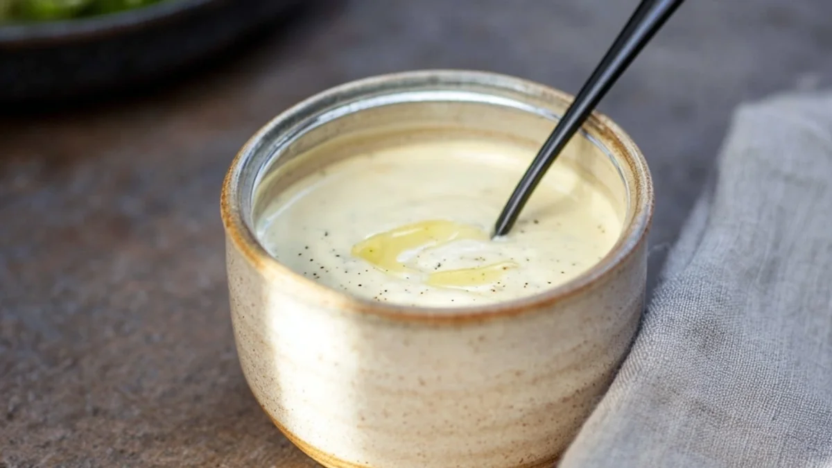 Tangy Creamy Caesar Salad Dressing
