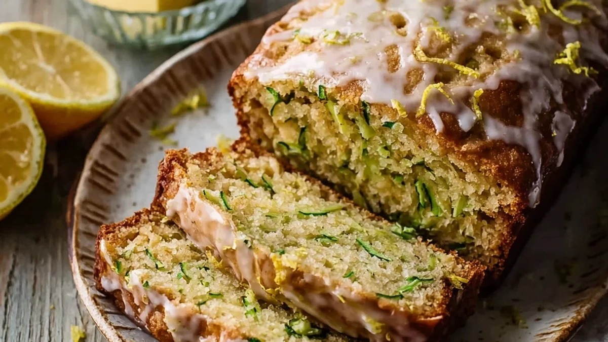 Tangy Luscious Lemon Zucchini Bread: A Summer Treat