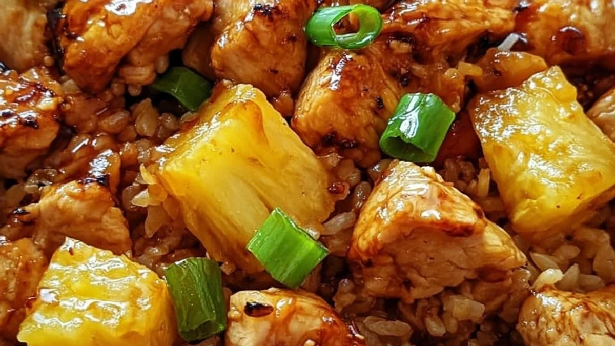 Tangy Pineapple Chicken and Rice: Simple Weeknight Dinner