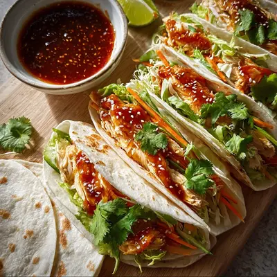 Tangy Sweet Chili Chicken Wraps: Quick & Flavorful Dinner