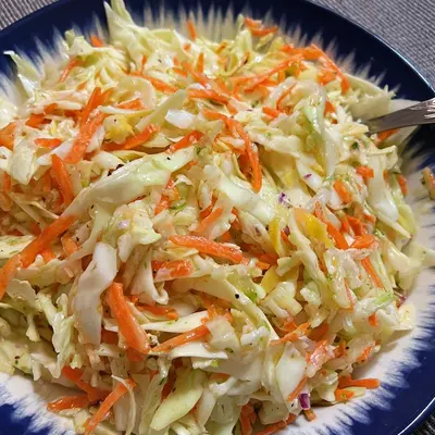Tangy Vinegar & Oil Coleslaw: A Family Favorite