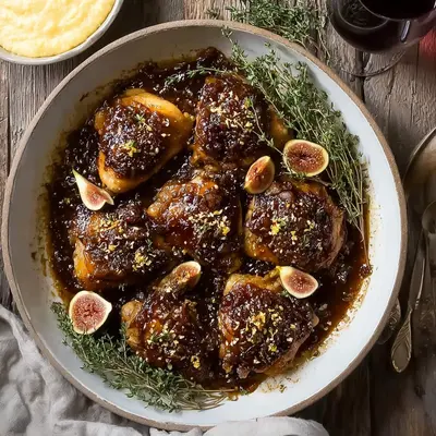 Tender Balsamic Fig Chicken: A Sweet & Savory Weeknight Meal