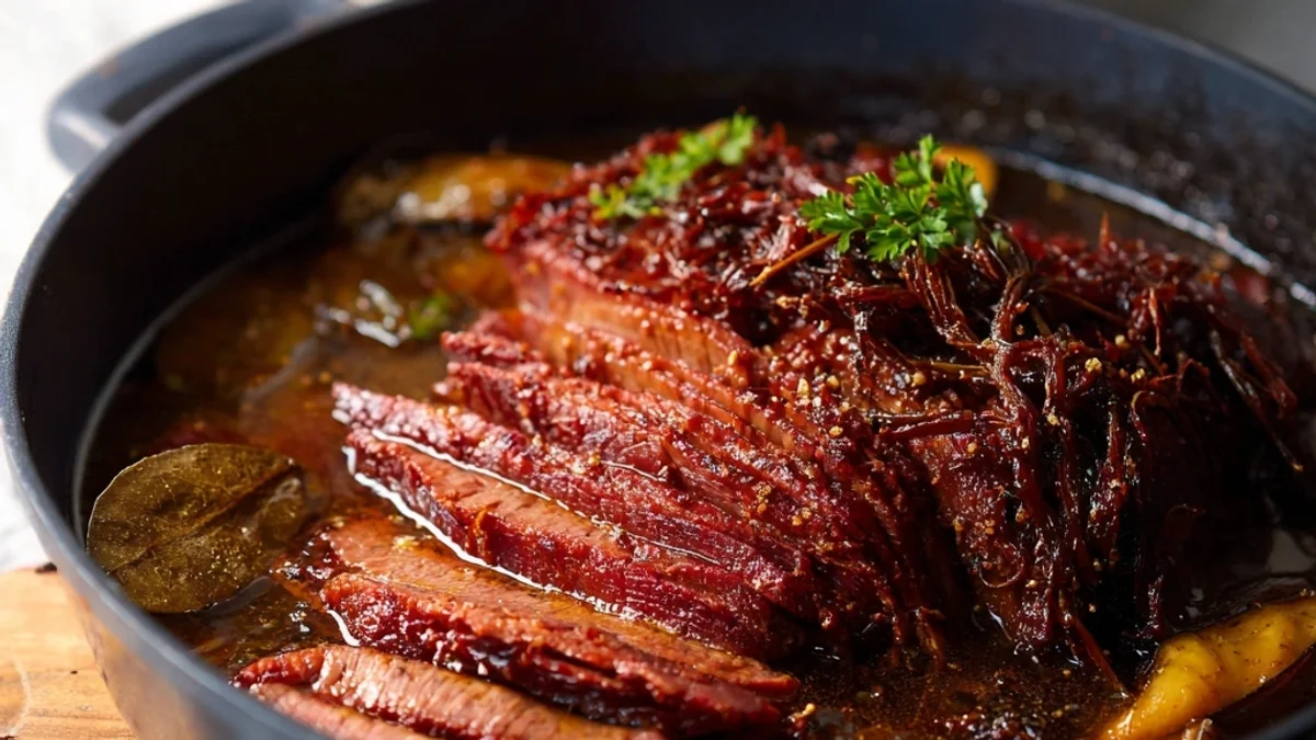 Tender Braised Corned Beef Brisket